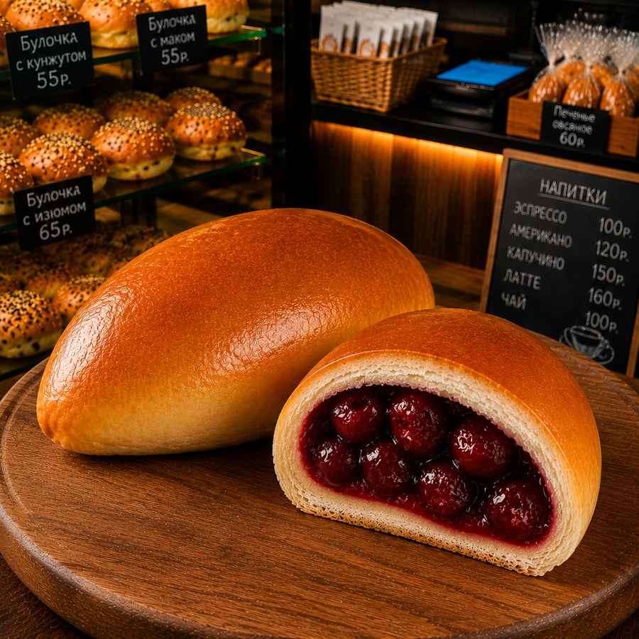 Пирожок с вишней